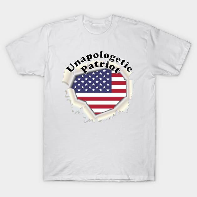 Unapologetic Patriot T-Shirt by Airdale Navy